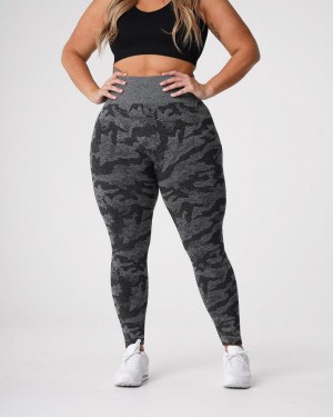 NVGTN Camo Seamless Naisten Leggingsit Mustat | FI775XY