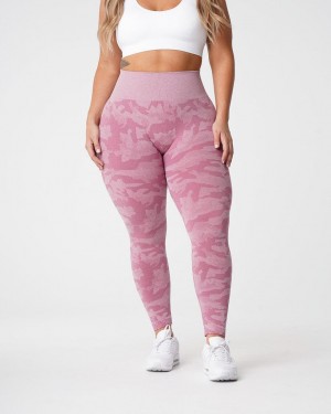 NVGTN Camo Seamless Naisten Leggingsit Pinkki | FI411XY