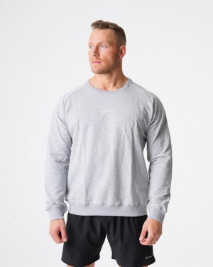 NVGTN Crew Neck Miesten Puserot Harmaat | FI132WN