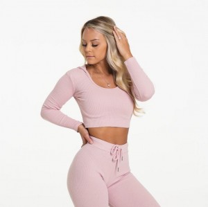 NVGTN Lazy Day Lounge Long Sleeve Naisten Topit Pinkki | FI241UZ