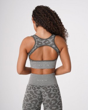 NVGTN Leopard Eclipse Seamless Naisten Urheiluliivit Khaki Vihreä | FI313QM