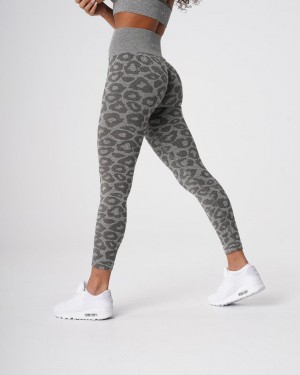 NVGTN Leopard Seamless Naisten Leggingsit Khaki Vihreä | FI257VR