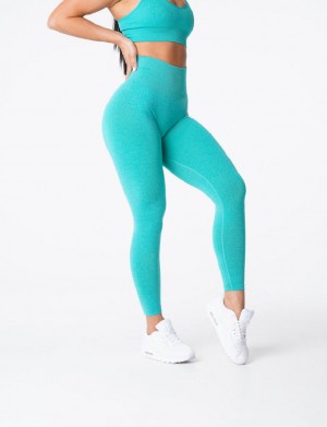 NVGTN NV Seamless Naisten Leggingsit Turkoosi | FI102BE