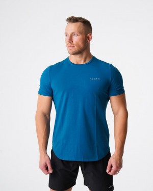 NVGTN Pulse Fitted Tee Miesten T Paidat Sininen | FI639GS