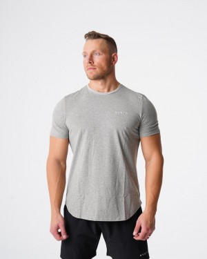 NVGTN Pulse Fitted Tee Miesten T Paidat Harmaat | FI717GS