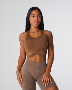 NVGTN Sculpt Seamless Top Naisten Urheiluliivit Beige | FI766SG