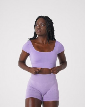 NVGTN Serene Seamless Naisten Urheiluliivit Violetit | FI792SG