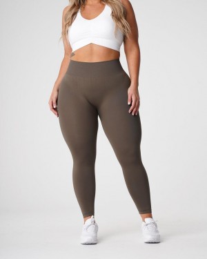 NVGTN Solid Seamless Naisten Leggingsit Oliivinvihreä | FI649NW