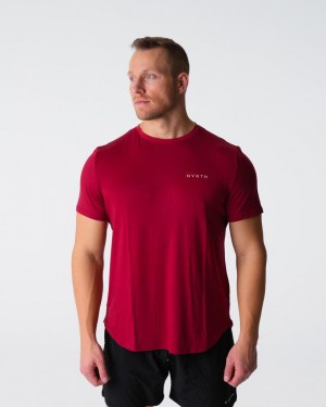 NVGTN Tech Fitted Tee Miesten T Paidat Punainen | FI795GS