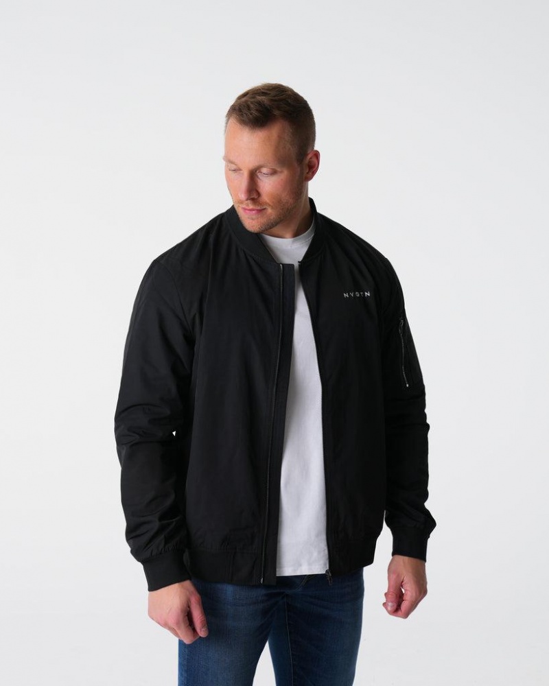 NVGTN Bomber Miesten Takit Mustat | FI626WN