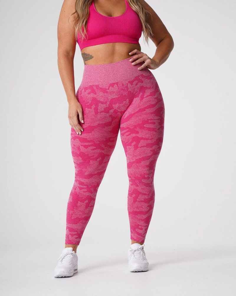 NVGTN Camo Seamless Naisten Leggingsit Fuksia | FI333XY