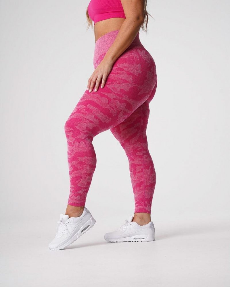 NVGTN Camo Seamless Naisten Leggingsit Fuksia | FI333XY