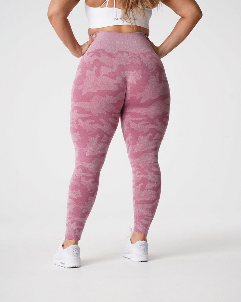 NVGTN Camo Seamless Naisten Leggingsit Pinkki | FI411XY