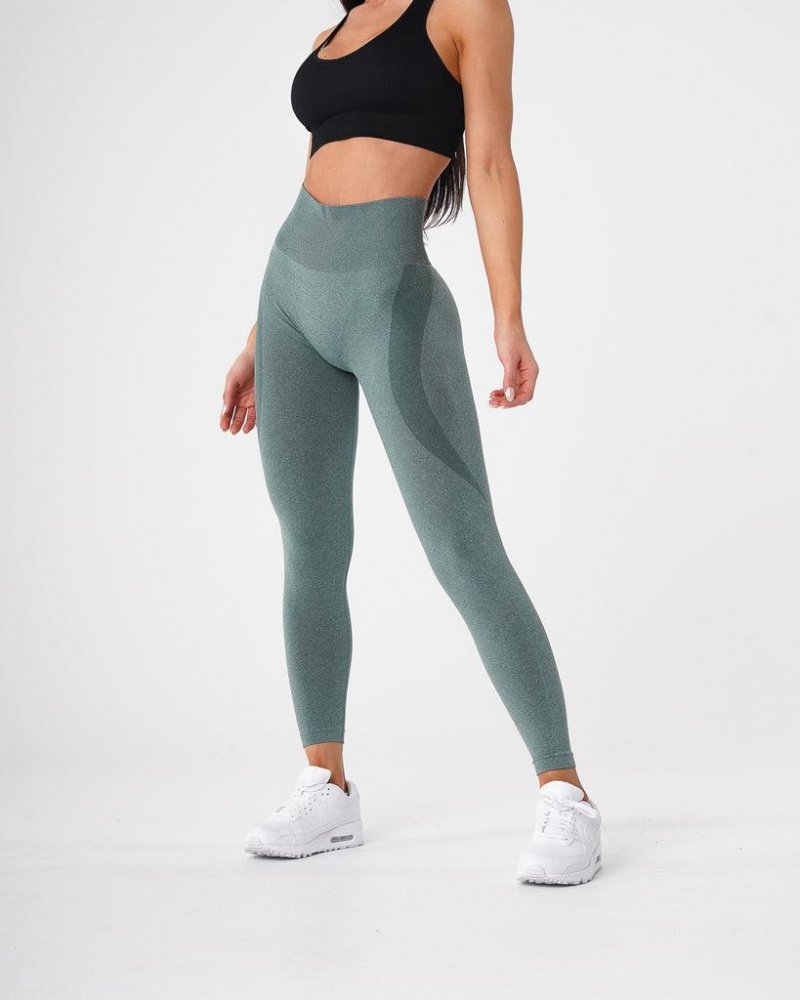 NVGTN Contour Seamless Naisten Leggingsit Vihreä | FI464CT