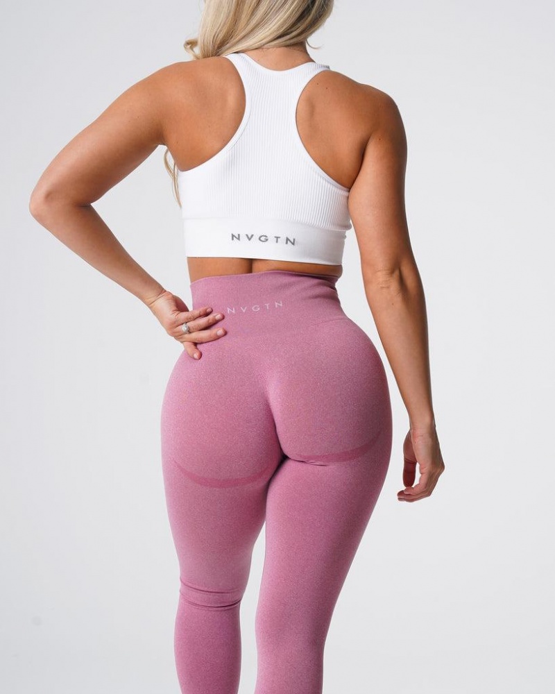 NVGTN Contour Seamless Naisten Leggingsit Pinkki | FI542CT