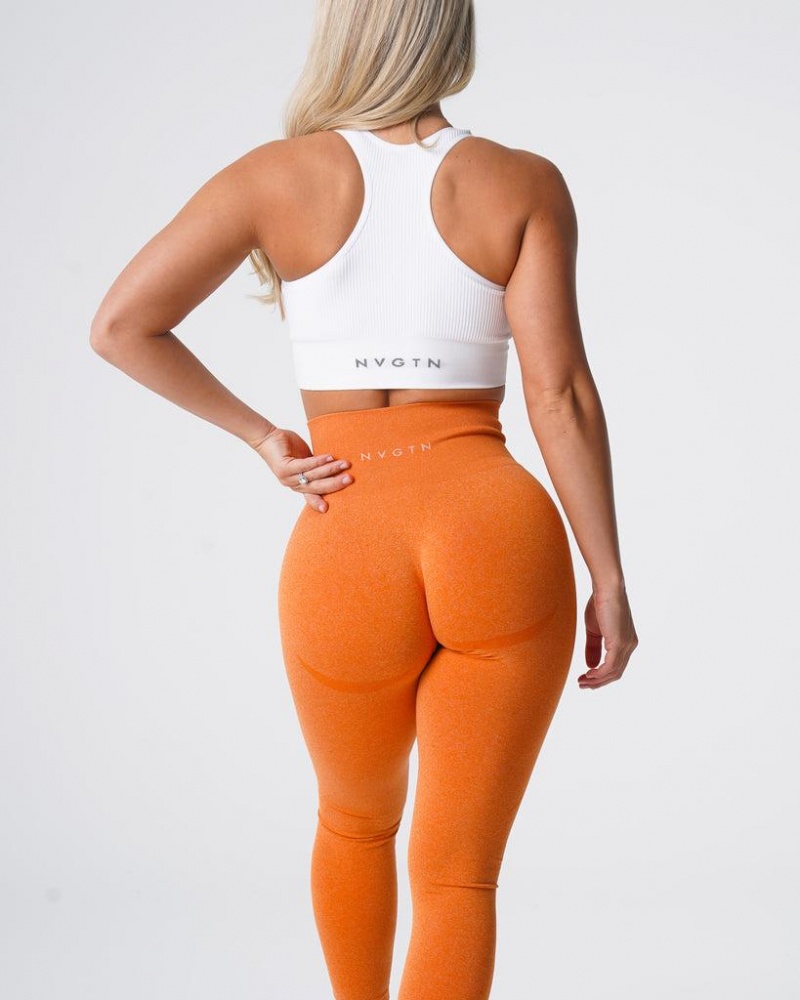 NVGTN Contour Seamless Naisten Leggingsit Oranssi | FI646CT