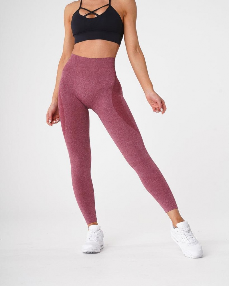 NVGTN Contour Seamless Naisten Leggingsit Viininpunainen | FI698CT