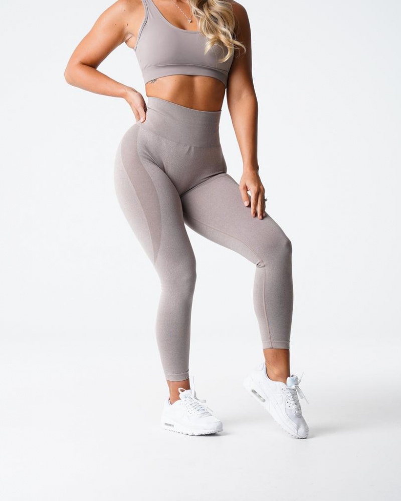 NVGTN Contour Seamless Naisten Leggingsit Harmaat Ruskea | FI135TC