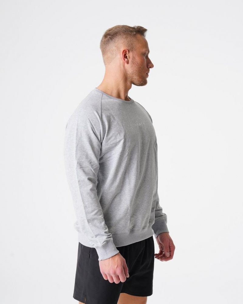 NVGTN Crew Neck Miesten Puserot Harmaat | FI132WN