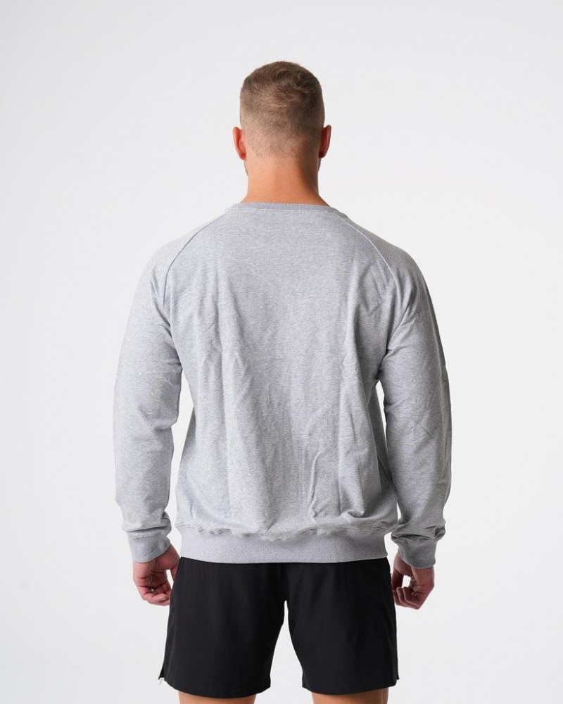 NVGTN Crew Neck Miesten Puserot Harmaat | FI132WN