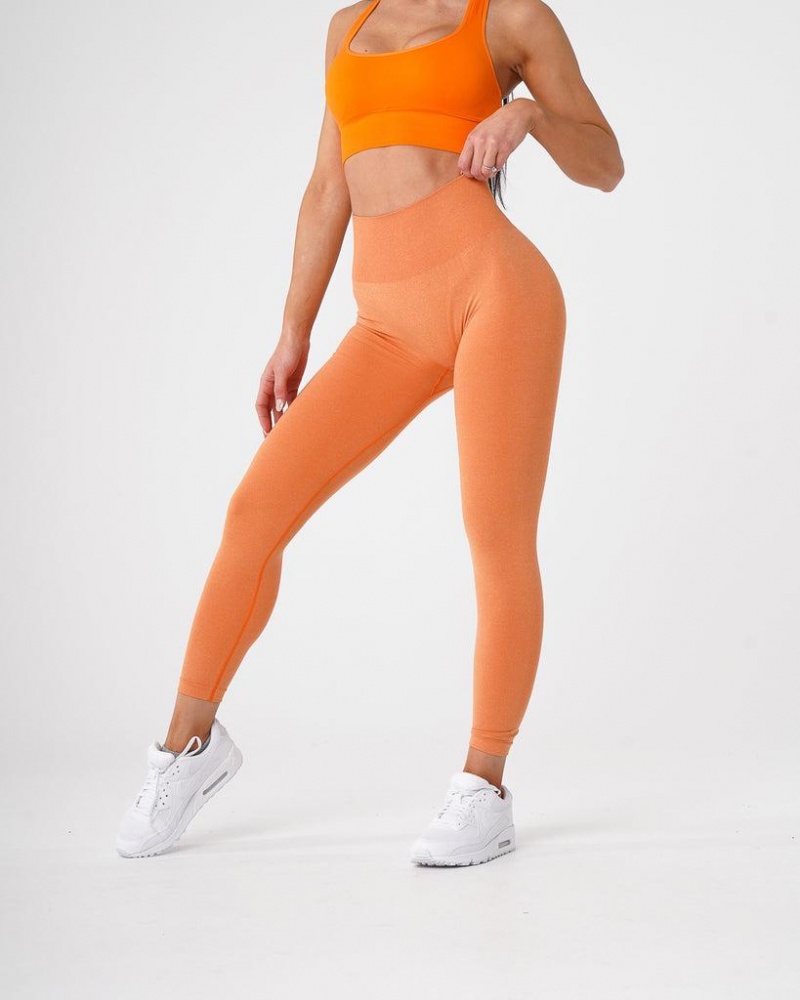 NVGTN Curve Seamless Naisten Leggingsit Oranssi | FI187TC