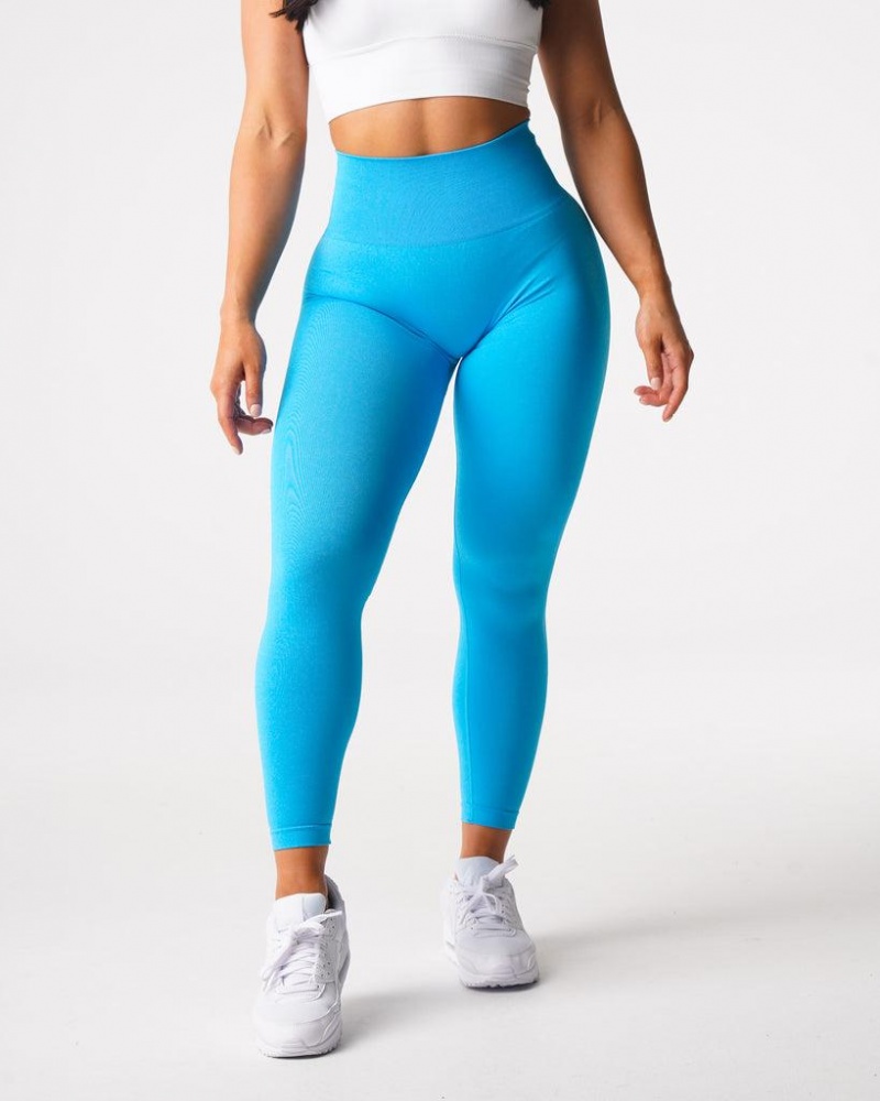 NVGTN Curve Seamless Naisten Leggingsit Vaaleanturkoosi | FI265TC