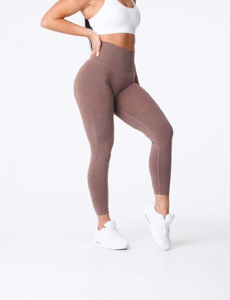 NVGTN Curve Seamless Naisten Leggingsit Kahvi | FI629TC