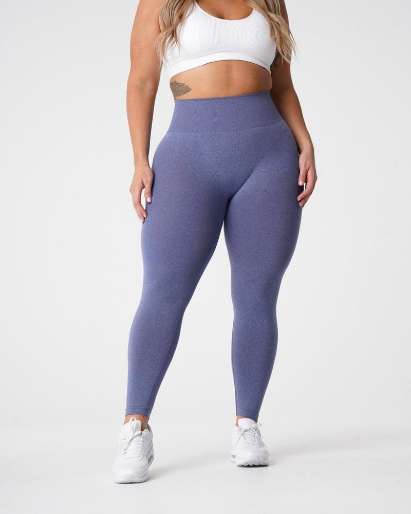 NVGTN Curve Seamless Naisten Leggingsit Laivastonsininen | FI759TC