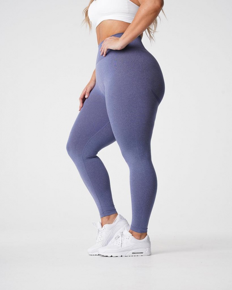 NVGTN Curve Seamless Naisten Leggingsit Laivastonsininen | FI759TC