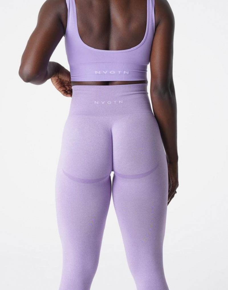 NVGTN Curve Seamless Naisten Leggingsit Violetit | FI837TC