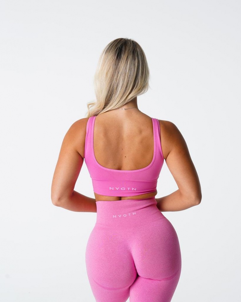 NVGTN Elevate Seamless Naisten Urheiluliivit Pinkki | FI557AH