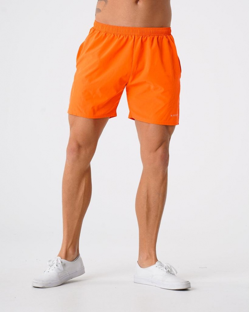 NVGTN Flex Miesten Shortsit Oranssi | FI236WN