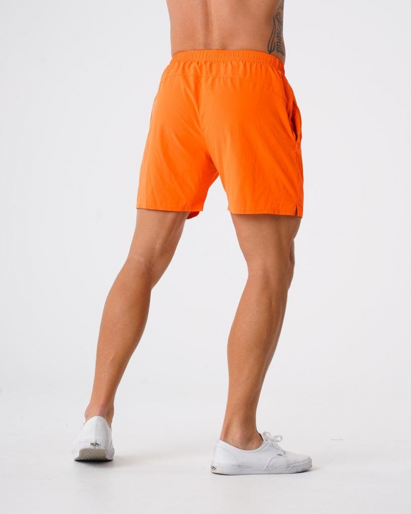 NVGTN Flex Miesten Shortsit Oranssi | FI236WN