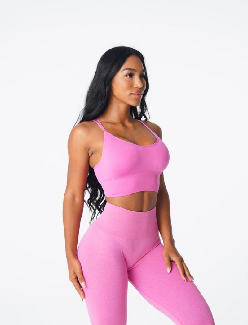 NVGTN Flourish Seamless Naisten Urheiluliivit Pinkki | FI583AH