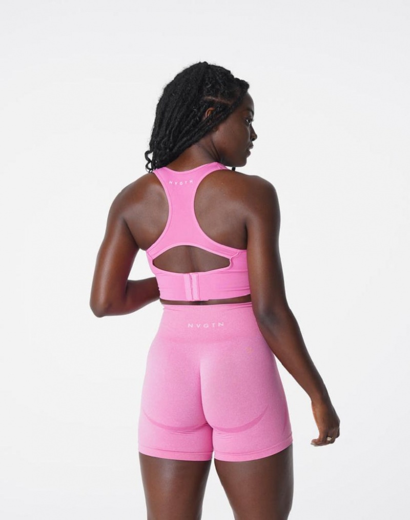 NVGTN Ignite Seamless Naisten Urheiluliivit Pinkki | FI635AH