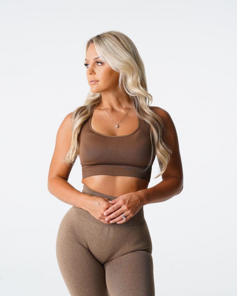 NVGTN Ignite Seamless Naisten Urheiluliivit Beige | FI528IL