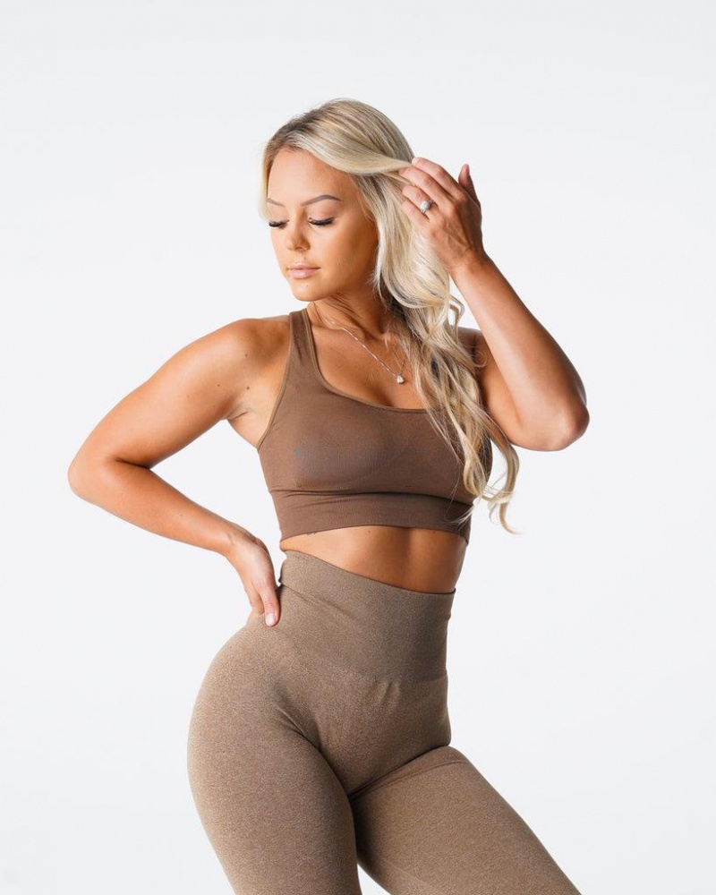 NVGTN Ignite Seamless Naisten Urheiluliivit Beige | FI528IL