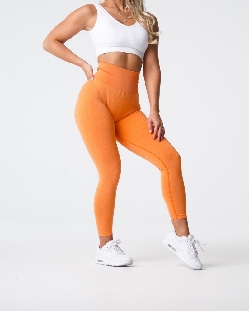 NVGTN NV Seamless Naisten Leggingsit Oranssi | FI621VR