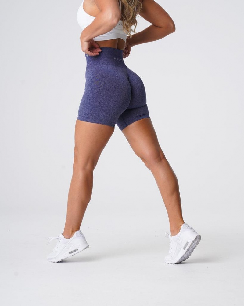 NVGTN Pro Seamless Naisten Shortsit Indigo | FI533DF