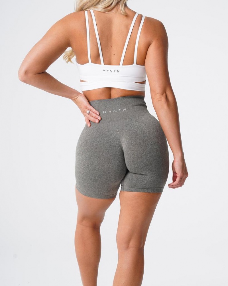 NVGTN Pro Seamless Naisten Shortsit Khaki Vihreä | FI377DF