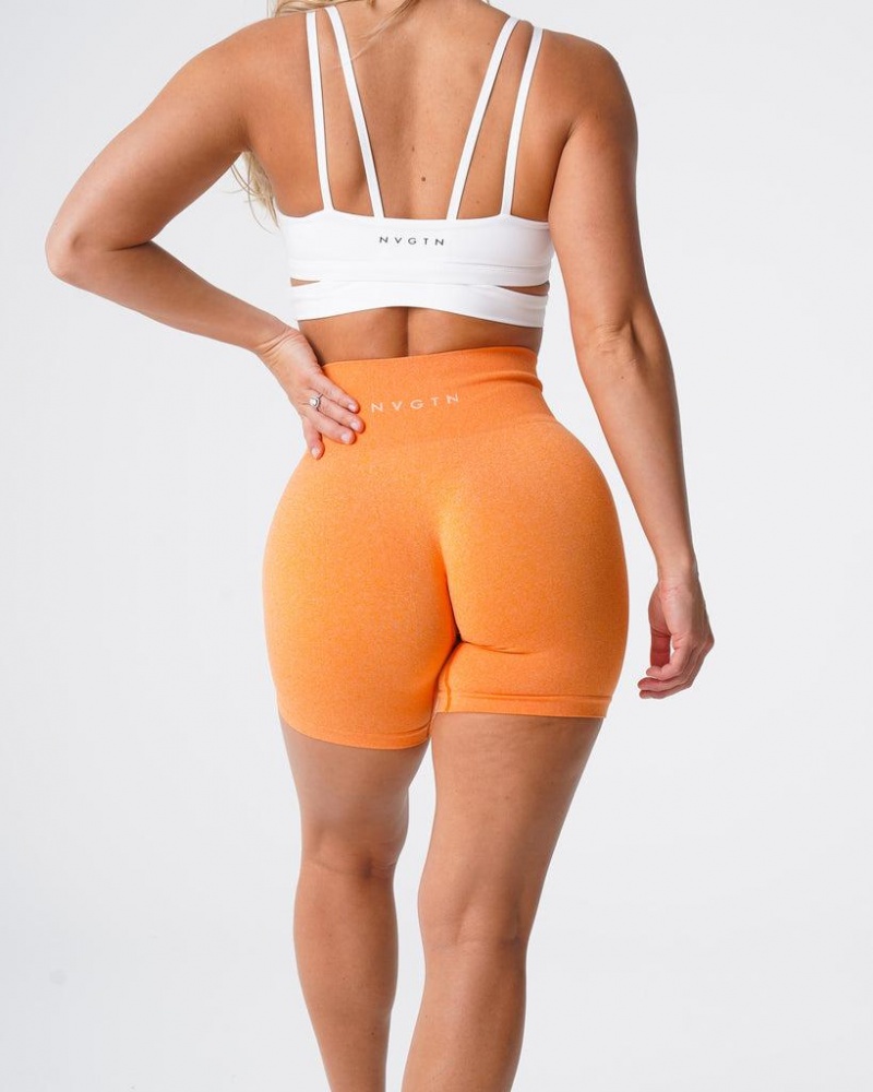 NVGTN Pro Seamless Naisten Shortsit Oranssi | FI013DF