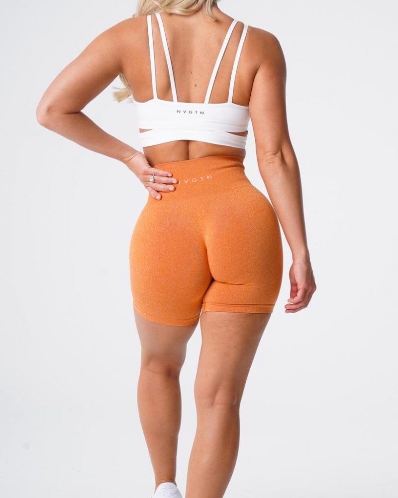 NVGTN Pro Seamless Naisten Shortsit Oranssi | FI455DF