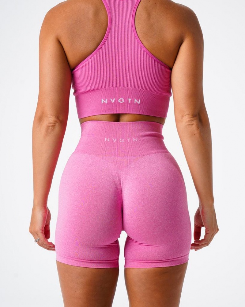 NVGTN Pro Seamless Naisten Shortsit Pinkki | FI134RV