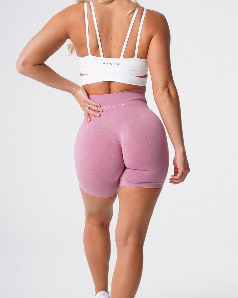 NVGTN Pro Seamless Naisten Shortsit Pinkki | FI794FD