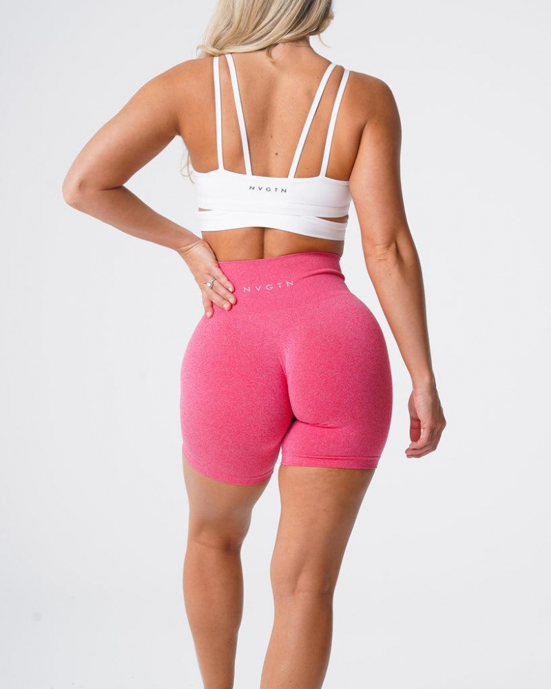 NVGTN Pro Seamless Naisten Shortsit Pinkki | FI195DF