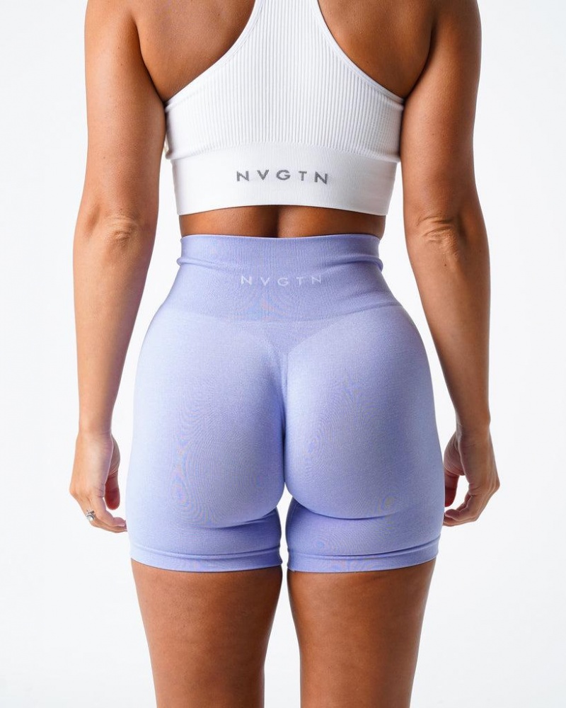 NVGTN Pro Seamless Naisten Shortsit Sininen | FI612FD