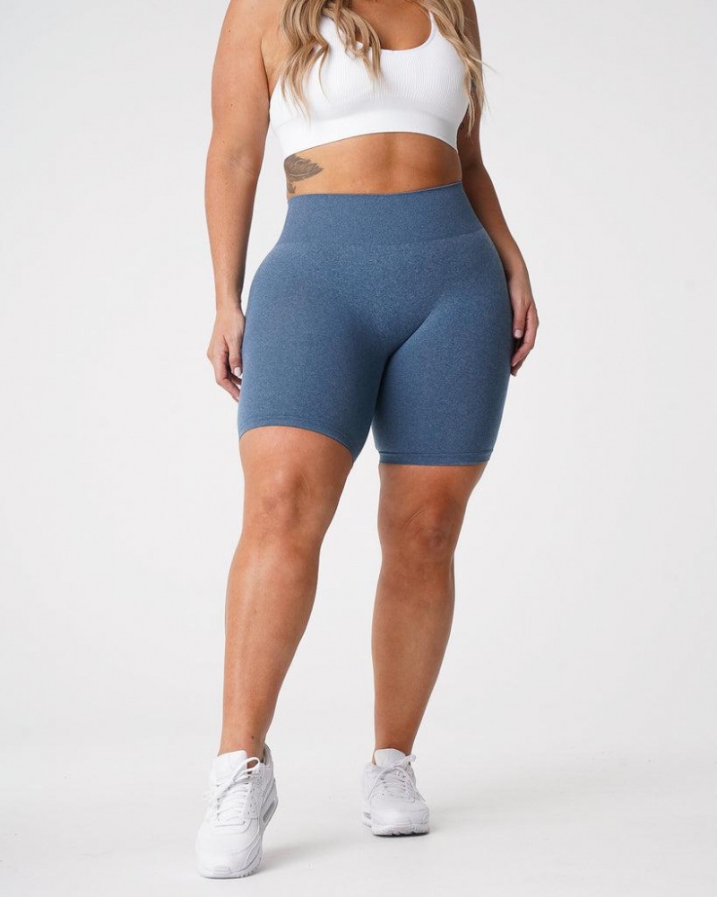 NVGTN Pro Seamless Naisten Shortsit Sininen | FI299DF