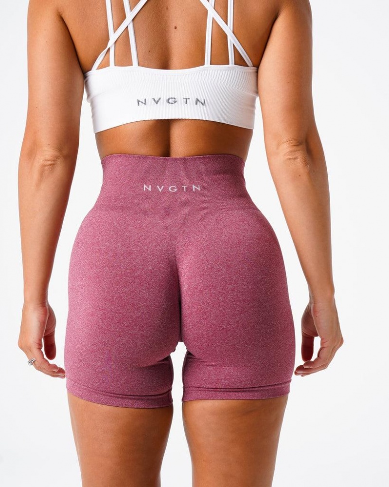 NVGTN Pro Seamless Naisten Shortsit Viininpunainen | FI768FD