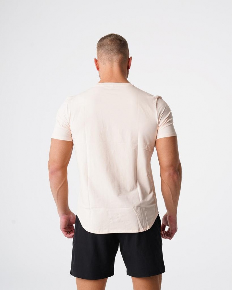 NVGTN Pulse Fitted Tee Miesten T Paidat Valkoinen | FI613GS