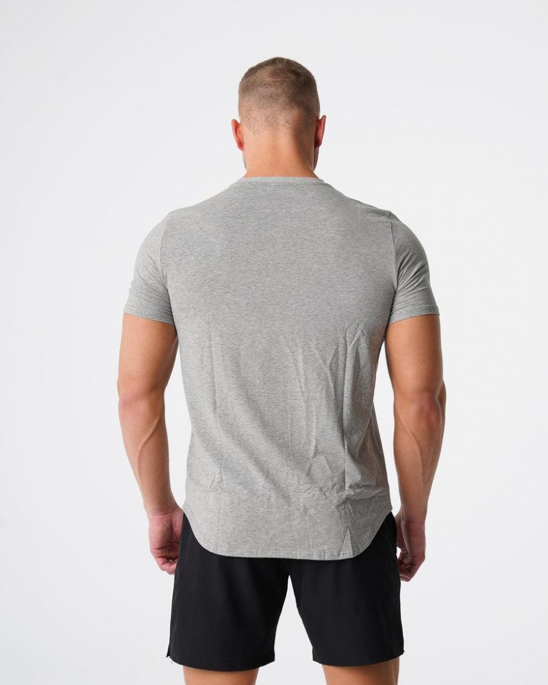 NVGTN Pulse Fitted Tee Miesten T Paidat Harmaat | FI717GS